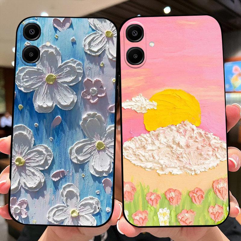 Für Samsung A16 A06 4G 5G Hülle Silikon TPU Handy Fundas Cover Für Galaxy A05 A05s Beliebter Cartoon-Druck Weiches Coque Schutzhülle