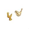 Golden Bird Sculpture Figurine Statue Feng Shui Home Decor Ornament for Birthday Anniversaries