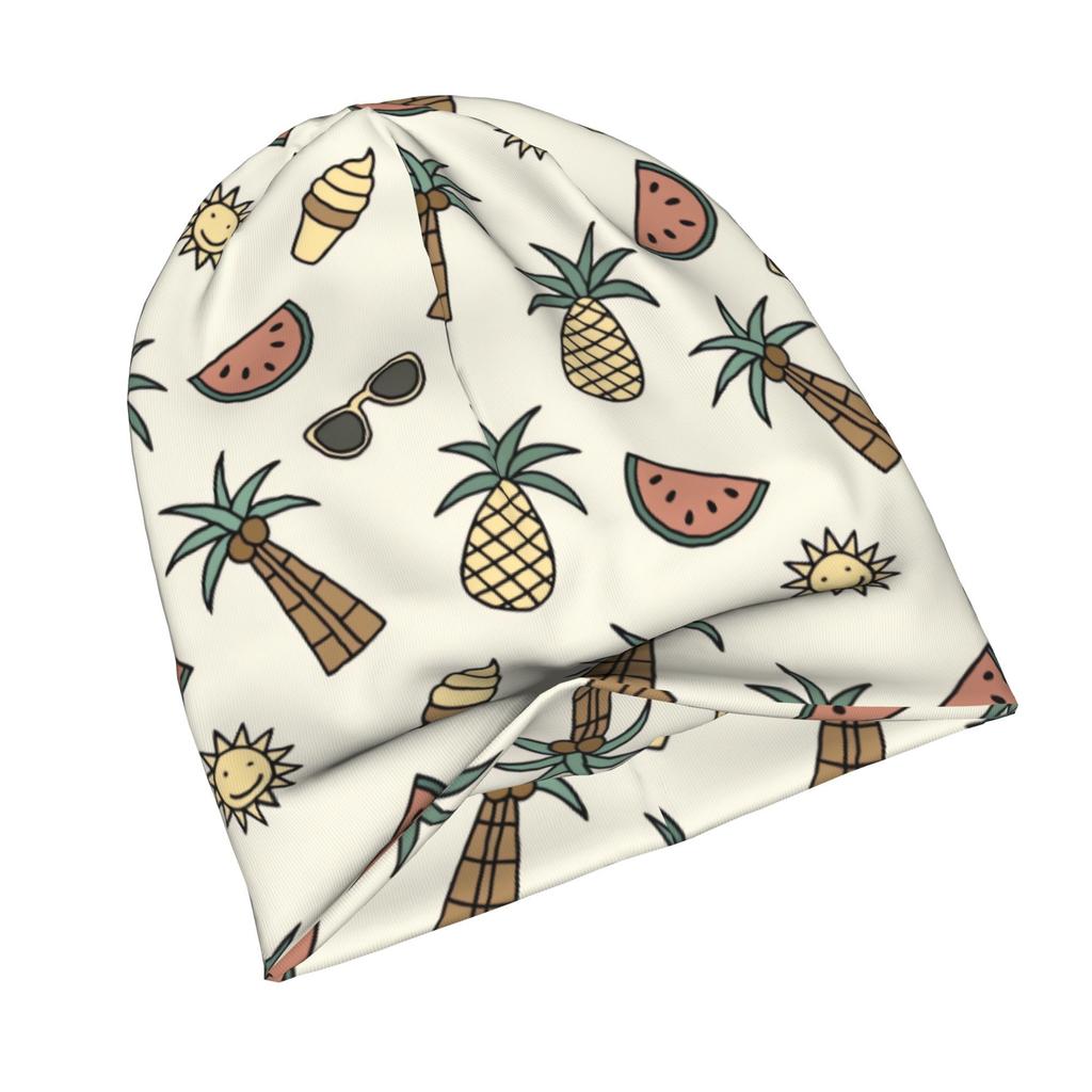 2D Flat Printing Relaxing In a Hot Summer Adult Knit Beanie with Easy Modern Style Fits Effortlessly Into Seasonal Wardrobes And Pairs Well with Jacke