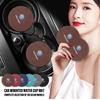 For Volkswagen Fashion Car Water Cup Mat Suede Non-Slip Coaster Accessories For VW GTI Polo Golf Passat Tiguan Arteon Touareg Ta
