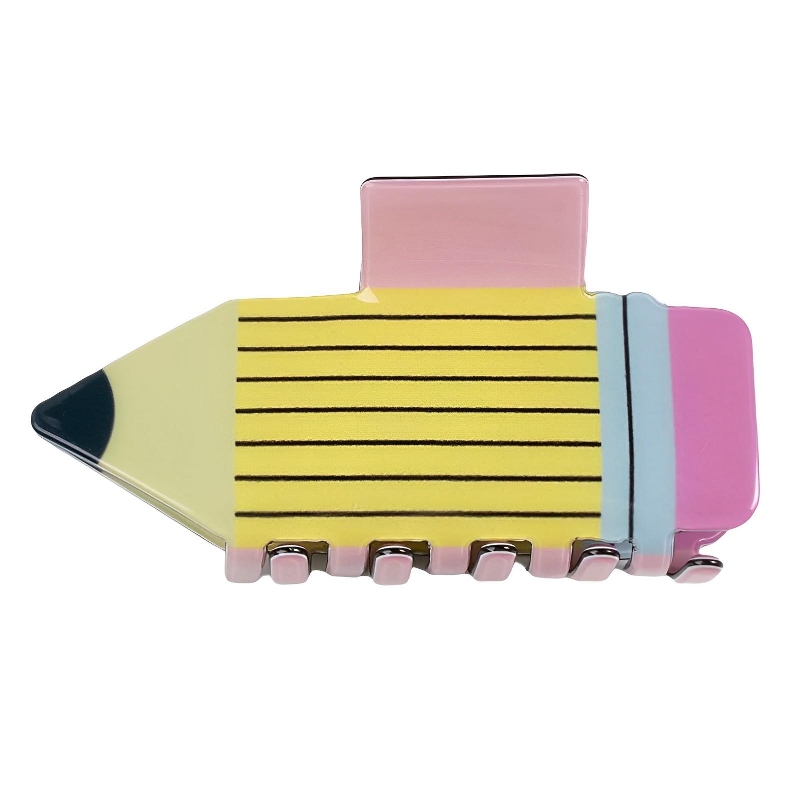 

8cm Cartoon Hair Claw For Women Creative Pencil Shaped Shark Gripper Girls Daily Life Fashion Hair Accessories Hair Clips