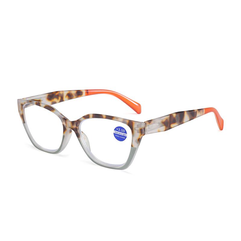 Hawksbill Reading Glasses Square Anti-Blue Reading Glasses Frame Glasses
