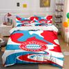 Red, Blue, White Abstract. Bedding Sets Duvet Cover Sets Duvet Covers Pillowcases(1 * Duvet Cover 2 * Pillowcases Without Duvet Insert)