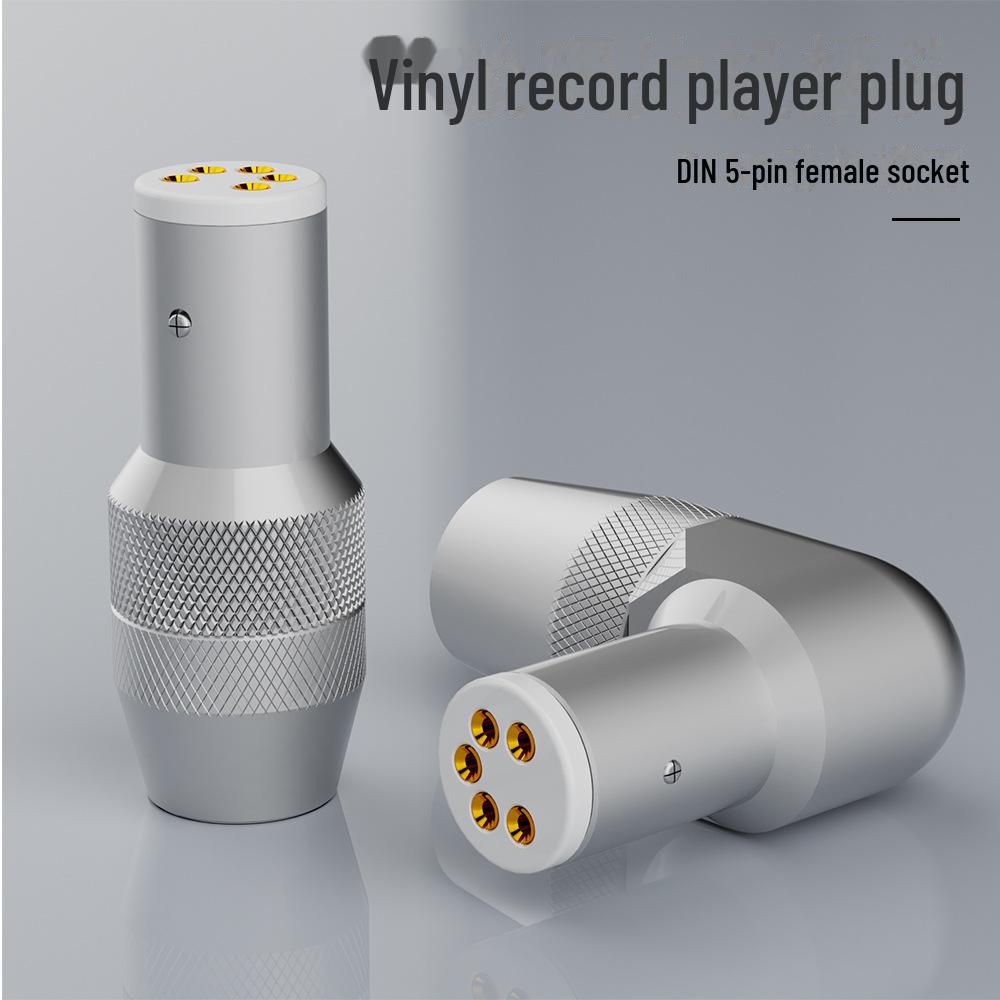 

Monosaudio 5-Pin Elbow Tonearm Signal Cable for Vinyl Record Players