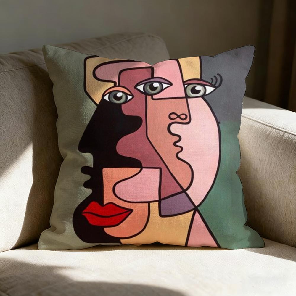 American Art P-Picasso Pillow Case pillowcase, double-sided printed, sofa cushion, bedroom headboard pillow
