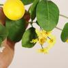 Vivid Fake Lemon Vine Realistic Delicate No Watering Aesthetic Artificial Flower Imitation
