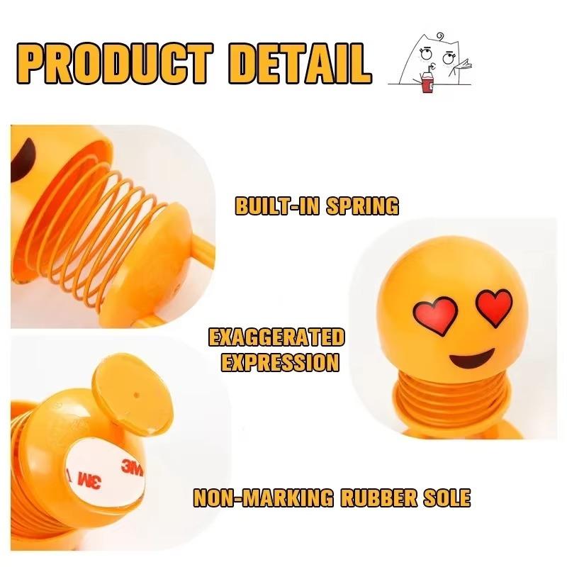 Car interior decoration decoration funny doll shaking head emoticons beautiful Internet red little idea