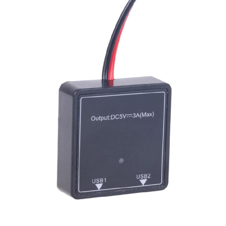 6V30A to 5V3A USB Fast Charge Car Charging Adapter DC5521 to Two USB Connection