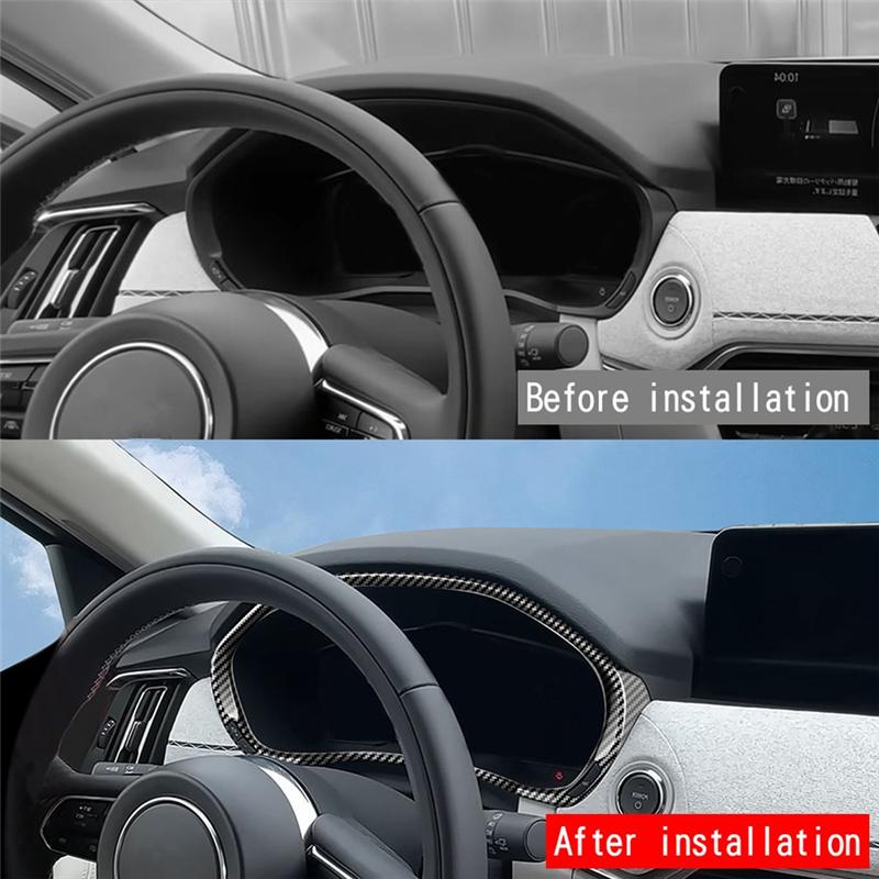 Precise LHD Car Accessories Front Dashboard Speevdometer Meter Strip Car Instrument Cover For Mazda CX-80 CX80 2024 2025