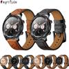 Armband für Samsung S3 Frontier Galaxy watch 46mm amazfit Bip Lederarmband Gear S 3 22mm Uhrband Huawei watch Gt 2 Armband