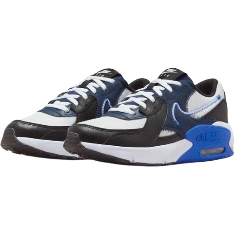 Nike Air Max Excee GS Midnight Navy Hyper Royal Kids Sneakers White Black FB3058-108