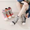 Fashionable Street Boots, College Style Boots, Big Eyelets, Short Boots