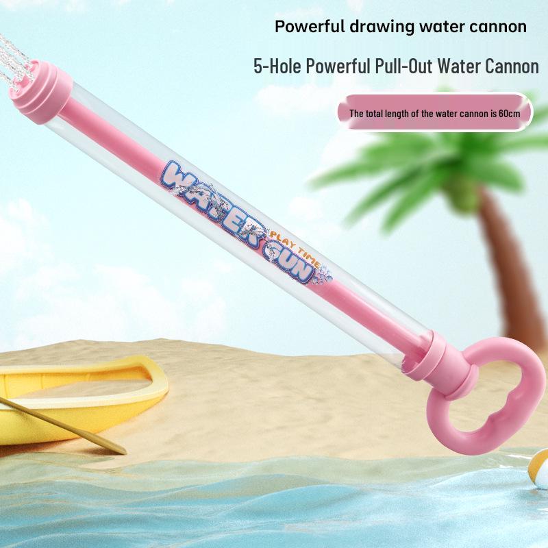 Cross-Border Long-Range Water Cannon Toy: Large Capacity Floating Water Gun for Beach Battles