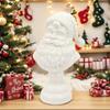 Resin Christmas Figurine Festival Decor Santa Head Bust High Quality Santa Bust Statue