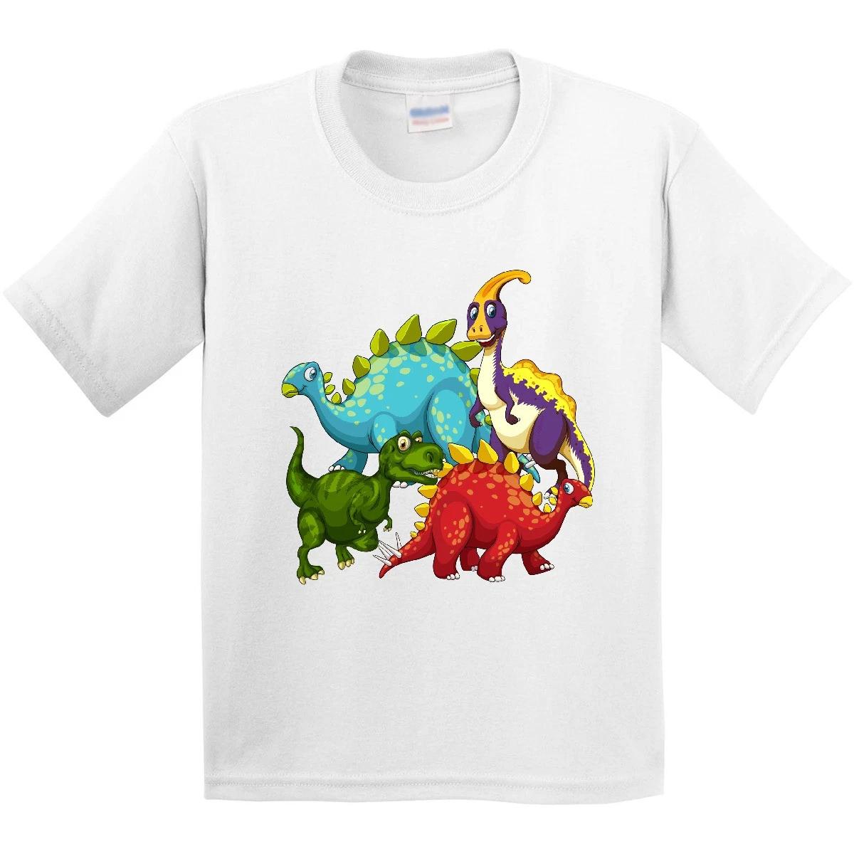 Inktastic Cute Dinosaurs Youth T-Shirt Dinosaur Birthday Party Animals Animal 150