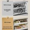 1Pc Kitchen Storage Rack With Slide Rails Pull-Out Drawer Type Storage Tray Spice Box Storage Rack For Cupboard Cabinet