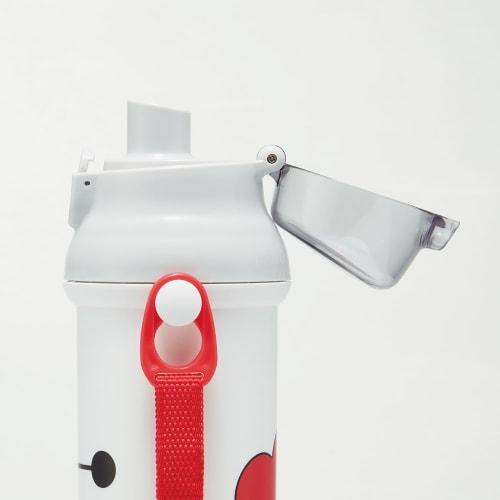 Skater Children's Water Bottle, 480ml, Direct Drinking, Plastic, One-Touch Operation, Dishwasher Safe, Made In Japan, Disney Baymax 25, Boys and Girls