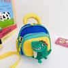 Cartoon Little Dinosaur Boys And Girls Backpack Kindergarten Student Schoolbag Cute Baby Elephant Children'S Backpack