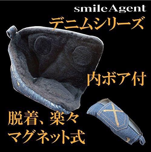 Denim Golf Putter Cover with Magnetic closure for Pin Type