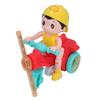 Electric Tricycle Toy Cool Light Dynamic Music Removable Cute Look Trike Musical Toy for Baby Toddlers