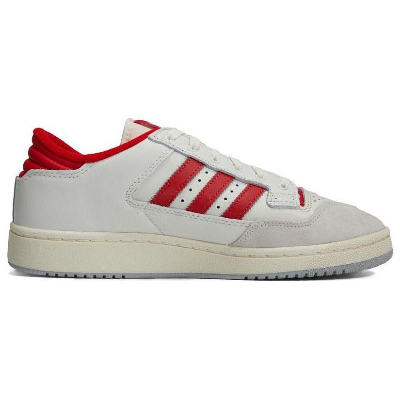 Adidas Centennial 85 Low White Scarlet Unisex Sneakers Cloud-White Cream-White HQ6278