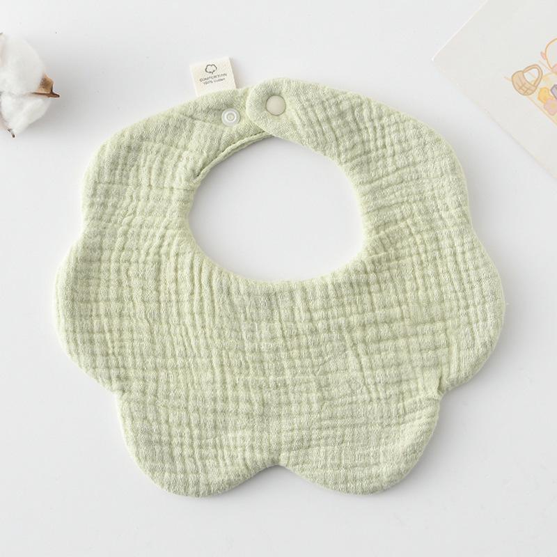 360-Degree Pure Cotton Petal Baby Drool Bib