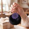 Fluffy Halloween Plush Keychain Cartoon Bag Charm Handbag Charm Car Keyring  Backpack Decor