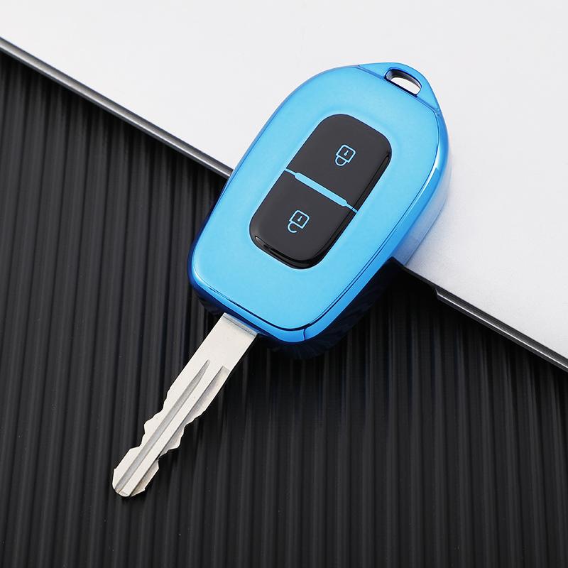 New TPU Car Remote Key Fob Case Shell For Renault Kwid Traffic Symbol for Dacia Sandero Logan Duster Anti-Scratch Key Cover