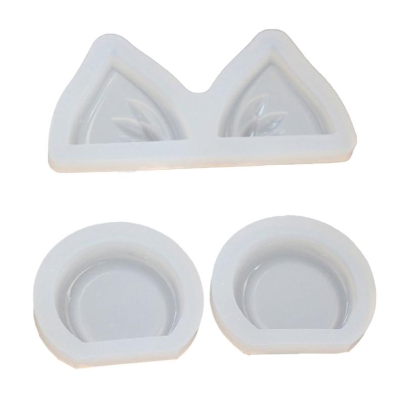 

2-piece Set Cats Ears and Bear Ears Cute Mold for DIY Personalized Frame Mold Crafts Home Decor Gift 1