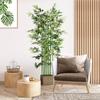 Artificial Bamboo, Artificial Plant, Decorative Plant, Realistic Look, Low Maintenance, for Home Use, 180 Cm High, Green