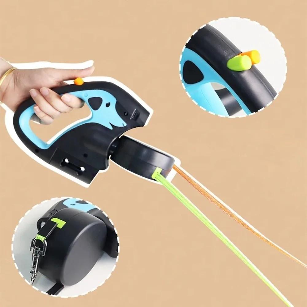 360 Swivel Retractable Dog Leash Reflective Automatic Dog Walkies Lead For Small Dogs