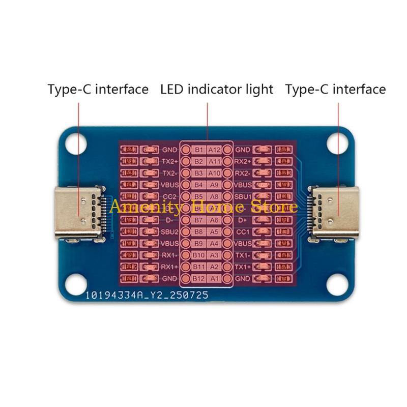 

F26C Type C Tester Module Lightweight Fiberglass Construction USB C Test Board Enhanced Durability for Engineer Daily Use China Mainland