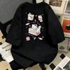 2026 Hello Kitty Short Sleeve for women,casual crew neck, cute cartoon print, Comfortable and loose-fitting