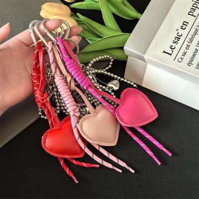 Miu Style Bag Charm: Korean Braided Rope Keychain for Backpacks & DIY Accessories