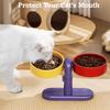 Adjustable Height Double Dog Bowl Anti-Leakage High Legged Bowl Suction Cup Pet Bowl  for Cats Dogs