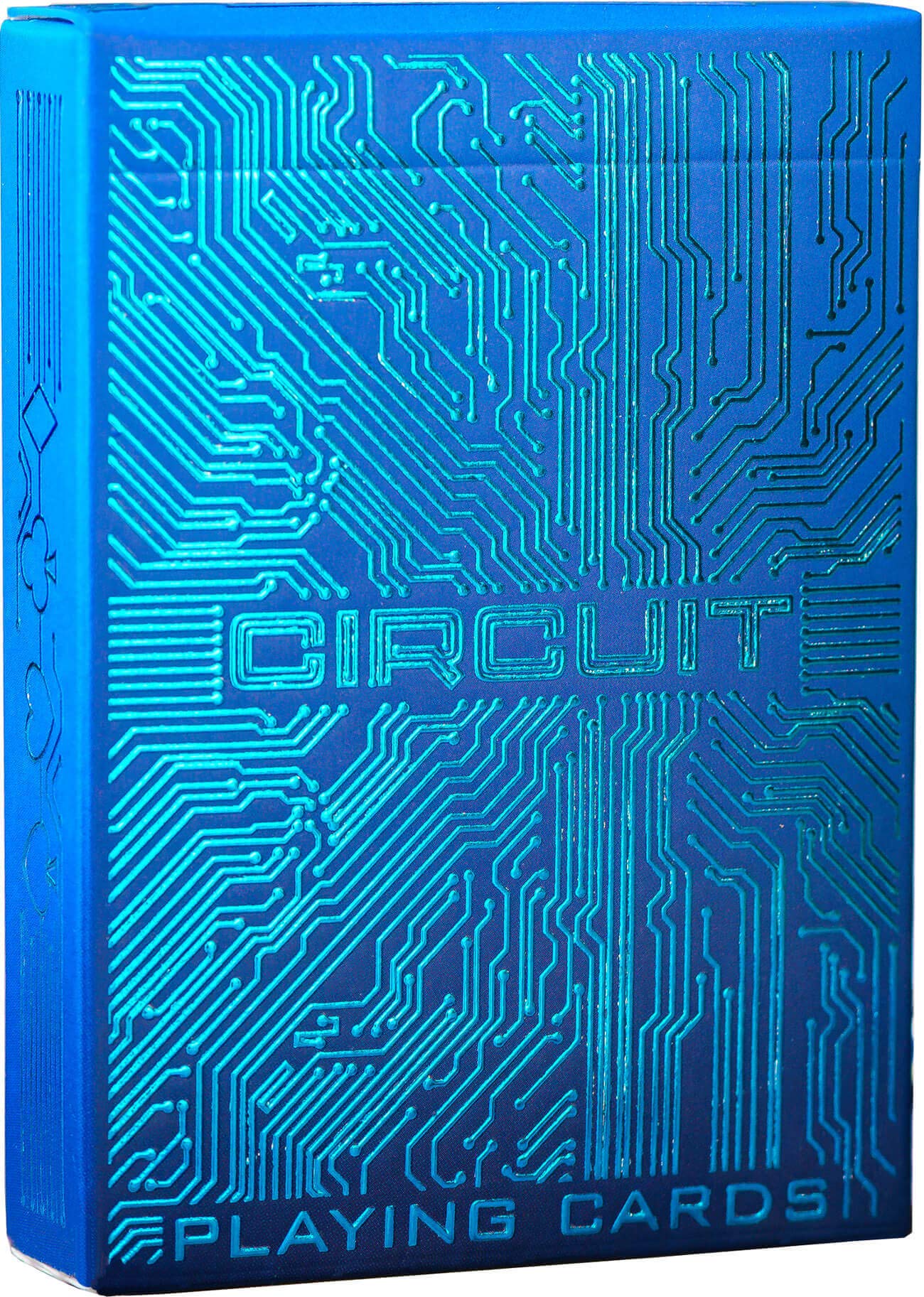 

Игральные карты Circuit Ice Blue с бесплатной карточной игрой, креативная карточная колода, премиальная карточная колода, крутые покерные карты, уникальные яркие цвета для детей и взрослых