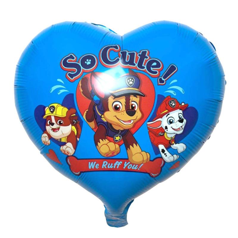 18 Inch Paw Patrol Foil Balloons for Birthday Theme Party Decorations Rubble Skye Ryder Paw Patrol