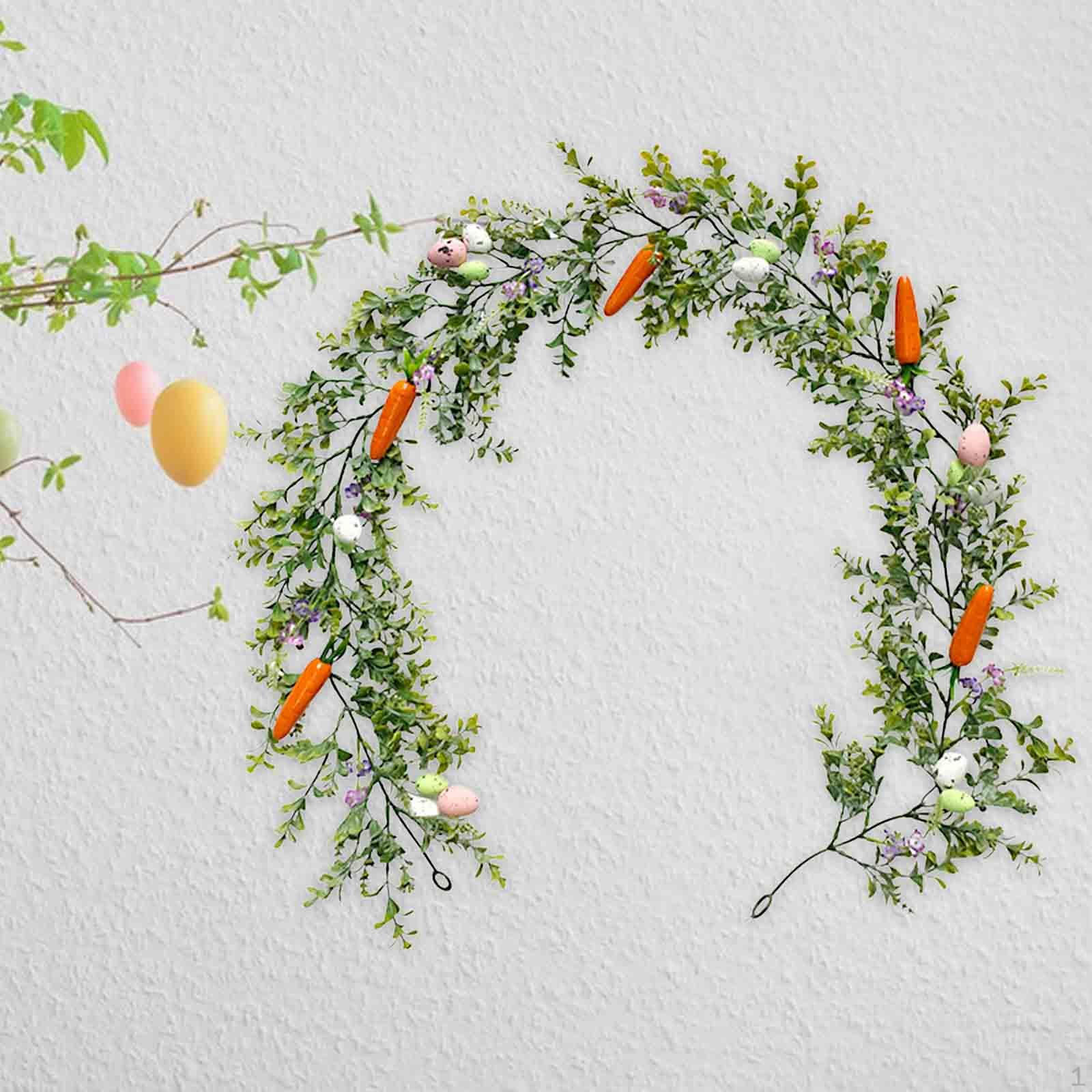 

Пасхальная гирлянда, искусственное яйцо, декоративное подвесное сезонное украшение, весна Carrot Easter Egg