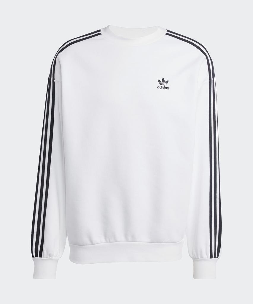 ADIDAS Oversized Crew Sweatshirt - White:Black / Jy1404