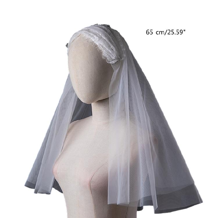 Lace Veil Spanish Head Covering for Catholic Chapel Bridal Wedding Party Veil