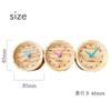 KATOMOKU Mini Clock km-125LP Light Pink 85mm