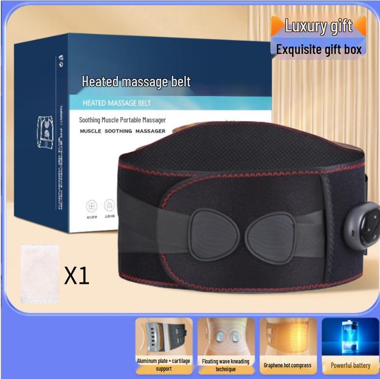 Kabelloser Heiz-Massage-Taillengürtel zur Linderung von Bauch- und Rückenschmerzen
