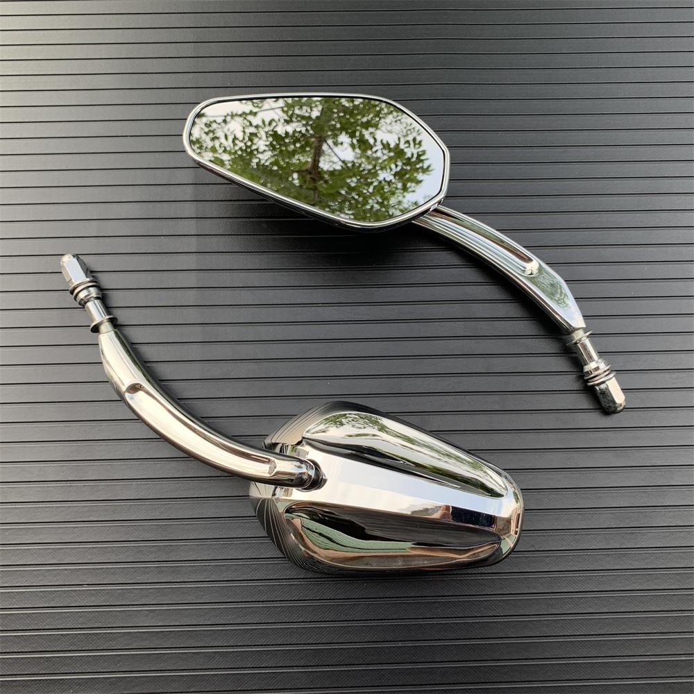 Motorcycle Rearview Rear View Mirrors Glass Back Side Mirror Right Left For Harley 883 1200 48