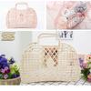Plastic Hollow Shopping Storage Basket, Foldable Bath Basket, Fruit Basket