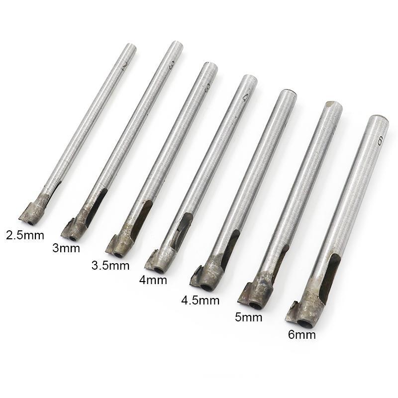 7Pcs Belt Punch Household Leather Punch Punch Straight Mouth Straight Mouth Round Punch Leather Goods Punch