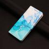 For Samsung Galaxy A54 5G Marble Pattern Phone Stand Case PU Leather Wallet Smartphone Cover with Strap
