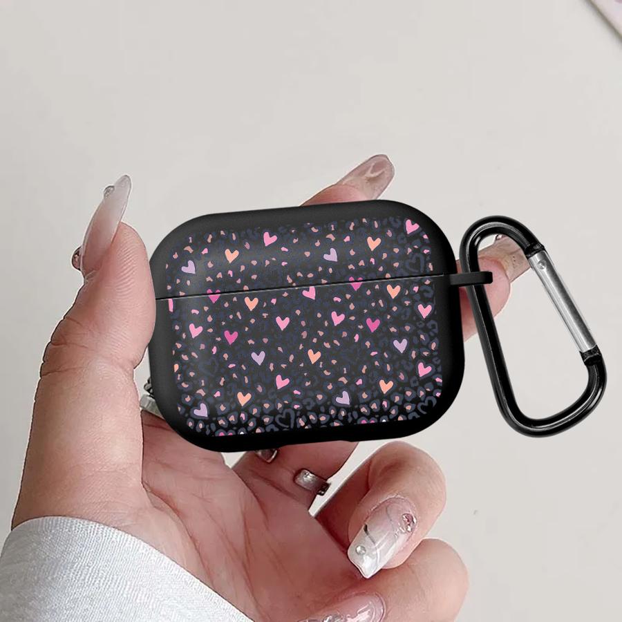 Pouzdro Pro Airpods Pro Pro2 Pro3 4 1 2 3 Pouzdra na sluchátka Kryt Růžový Leopardí Vzor