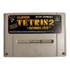 Used Super Tetris 2 + Bombliss (Limited Edition) SFC SNES Super Famicom Tested Working Nintendo NTSC-J Super Nintendo Cartridge