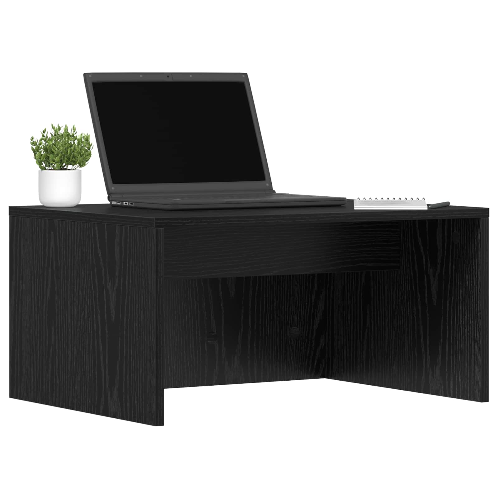 Wandmontierter Schreibtisch Schwarzeiche-Effekt 60 x 45 x 30 cm Holzwerkstoff
