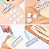 1 Stück Rollerset Backwerkzeuge Rollmesser Kuchen Fondant Werkzeuge Keks Prägemodell Pizza Prägemodell